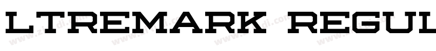 ltremark regular字体转换